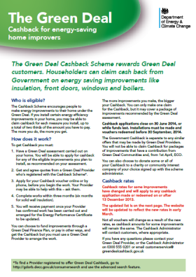 Green Deal cash back guide >>